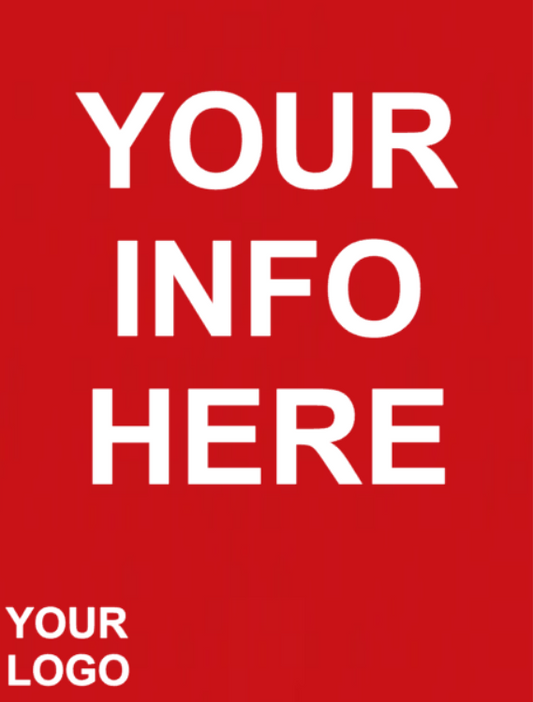 Custom Map Placard