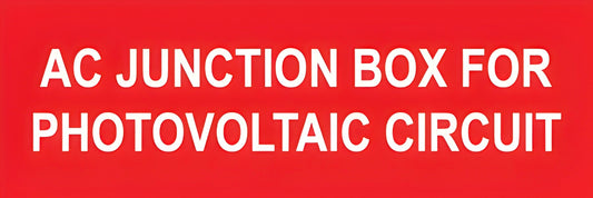 S-I-9 AC Junction Box