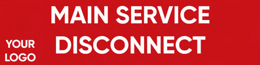 Main Service Disconnect Placard