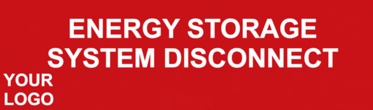 Energy Storage System Disconnect Placard